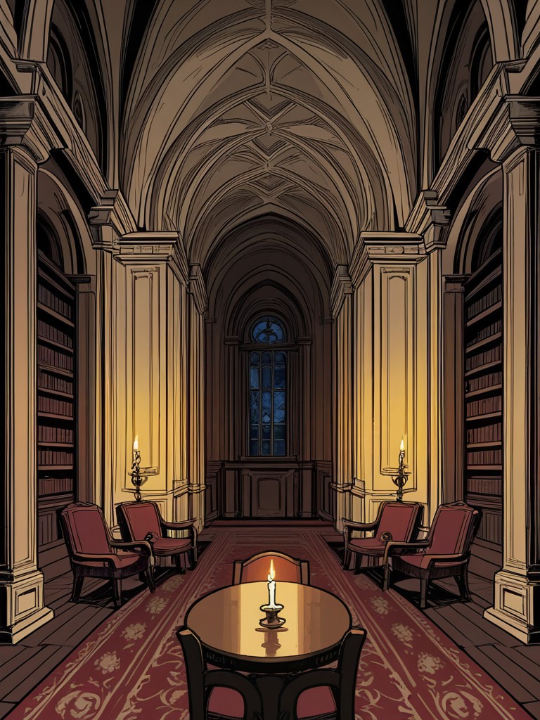 Illustration for The Wording, from the adult visual novel The Executor